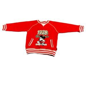 Disney Toddler Sweatshirt 1928 Original Mickey Red 18 months